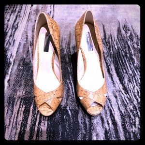 NWT Cork Heels